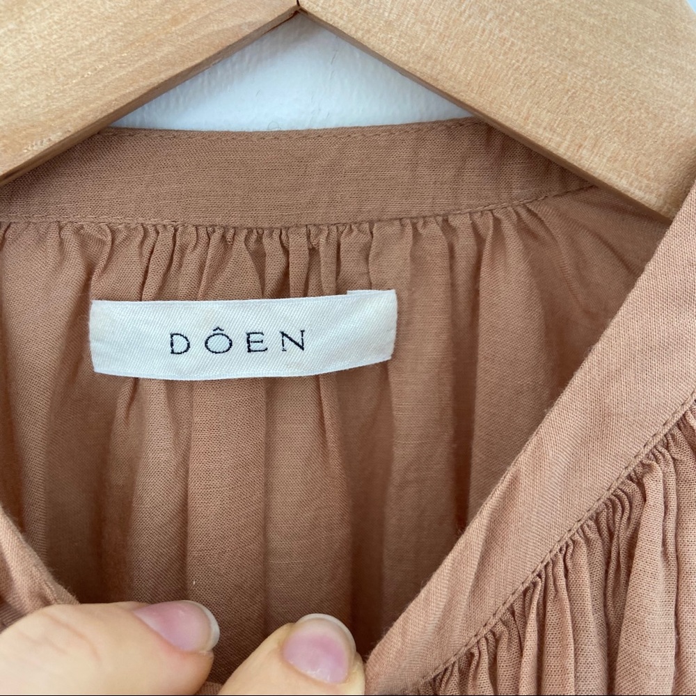 Dôen Jane blouse in toffee xs Doen - Picture 5 of 7